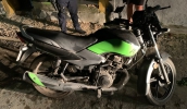 Motocicleta havia sido furtada no bairro do Mogilar e foi localizada pela Romu na Vila Industrial, sendo o acusado do crime preso e encaminhado para a Central de Flagrantes (Divulgação)