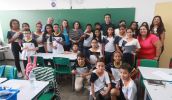 Alunos da EM Profª Doracy Baptista montam protótipo na conclusão de projeto de robótica
