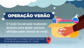 Fundo Social dá início à Operação Verão para arrecadação de itens essenciais