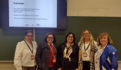 O trabalho mogiano impressionou os participantes. As professoras doutoras Isabel Corrêa, da Universidade de Setúbal (Portugal) e Maria Regina Passos, assistiram a primeira apresentação. (Divulgaç . . .