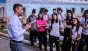 Estudantes aprenderam sobre processo de captação e diversas fases do tratamento da água, até deixá-la potável (Foto: Warley Kenji/PMMC)