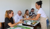 Jurados experimentaram os pratos preparados no Festival Mistura Mogiana: foram selecionadas quatro novas receitas (Divulgação/PMMC)