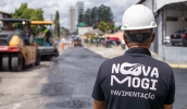 Programa Nova Mogi de Recuperação Asfáltica segue com trabalhos no Mogilar e Jardim Universo nesta semana (Warley Kenji/PMMC)