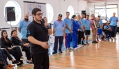 Centro de Paradesporto recebeu alunos de escola municipal e família do patrono do espaço para o Dia da Inclusão, em alusão ao aniversário de 10 anos do local (Warley Kenji/ PMMC)