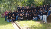 Grupo de alunos do Empodera Juventude participou do Projeto Pé na Trilha no Parque Municipal Chiquinho Veríssimo esta semana (Divulgação/PMMC)