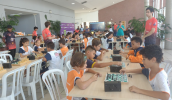 eninos e meninas jogaram juntos pelo sistema suíço, um formato tradicional usado em campeonatos de xadrez. (Divulgação/PMMC)