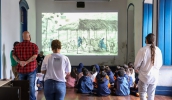 O Roteirinho do Patrimônio é uma ação de educação patrimonial voltada para o público infantil, que reúne fatos, contos e lendas que fazem parte da história de Mogi das Cruzes (Divulgação/PM . . .
