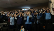 Cerca de 400 educadores participaram do evento. Neste ano, a Semana Mundial do Brincar em Mogi das Cruzes terá como tema “Vem pra roda – no ritmo do brincar”. (Divulgação/PMMC)