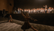 Corpo coreográfico da EM Profª Maria Aparecida de Faria (Vila Jundiai), no 2º Prêmio Jovem Talento. (Divulgação/PMMC)