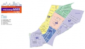 Mapa da Operação Cata-Tranqueira desta quarta-feira, dia 19 de junho, que atenderá quatro bairros mogianos (Divulgação/PMMC)