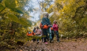 Estudantes tiveram oportunidade de visitar Parque Municipal Chiquinho Veríssimo e conhecer nascentes localizadas na Serra do Itapeti (Warley Kenji/PMMC)