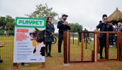 Na inauguração de mais um Play Pet, prefeito Caio Cunha destacou compromisso assumido com causa animal (Divulgação/PMMC)