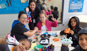 No Pró-Escolar, as profissionais elaboraram oficinas com temáticas diversas, como: Aventura Sensorial, Brincadeiras ao ar livre, Just Dance, Ler é uma Aventura e Pescaria. (Divulgação/PMMC)