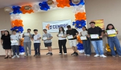 Alunos destaques do CEMPRE Benedito Ferreira Lopes foram homenageados durante a celebração. (Divulgação/PMMC)