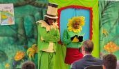 Grupo teatral fez apresentação como alguns dos personagens do Sítio do Picapau Amarelo, abordando a temática do Rio Tietê (Julio Nogueira/Semae)