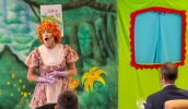 Grupo teatral fez apresentação como alguns dos personagens do Sítio do Picapau Amarelo, abordando a temática do Rio Tietê (Julio Nogueira/Semae)