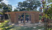 O grupo de 80 voluntários e técnicos, que chegou a cidade de Mogi das Cruzes no último dia 11, tem o desafio de construir as novas instalações da unidade escolar em apenas 45 dias. (Divulgação/ . . .