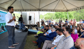 O prefeito Caio Cunha destacou as ações pela transformação da cidade e disse que o exemplo de Mogi possa inspirar outras cidades brasileiras. (Divulgação/PMMC)