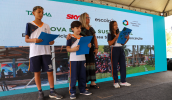 A professora Marilsa Mendes do Val, que acompanhou os alunos em uma apresentação durante o evento. (Divulgação/PMMC)
