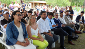O evento reuniu autoridades municipais e representantes dos patrocinadores e parceiros do projeto. (Divulgação/PMMC)