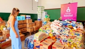 Maira Cusatis, presidente do Fundo Social, comanda campanha de arrecadação de doações (Divulgação - PMMC)