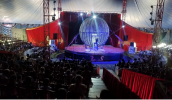 1.169 estudantes de nove escolas municipais de Mogi das Cruzes assistiram a um espetáculo no American Circus, em César de Souza (Divulgação/PMMC)