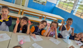 Já na EM Profª Apparecida Ferreira Cursino (Jardim Universo), a turma produziu massinha de modelar a partir de uma receita, aprendendo sobre unidades de medida, pesos e proporções. (Divulgação/P . . .
