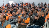 Equipe de Serviços Urbanos se reuniu na manhã desta quinta-feira para a apresentação dos resultados dos 100 primeiros dias de gestão (Divulgação/PMMC)