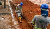 Obra no Jardim Nove de Julho contempla implantação 6.440 metros de redes coletoras entre outras construções; investimento será de R$ 12,2 milhões (Divulgação/PMMC)