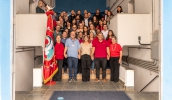 Diretor-geral do Semae, José Luiz Furtado, agradeceu presença da prefeita, do padre Luiz Ricardo, membros da organização da festa e servidores (Divulgação/PMMC)