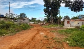 Via de terra na Chácara Santo Ângelo, antes do trabalho de infraestrutura (Divulgação/PMMC)