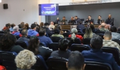 Ações, projetos e investimentos realizados pela Secretaria de Esporte e Lazer foram apresentados durante audiência realizada na Câmara Municipal (Divulgação/PMMC)