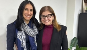 Secretária Natália Resende ao lado da prefeita Mara Bertaiolli: retomada do diálogo com o Governo do Estado garante investimentos para Mogi das Cruzes (Divulgação/PMMC)
