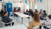 Os profissionais de Apoio também estiveram nos equipamentos que atendem os estudantes, como a Emesp Profª Jovita Franco Arouche, Pró-Escolar e as salas polo de Atendimento Educacional Especializado . . .