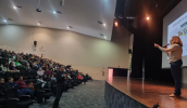 A nutricionista responsável pelo departamento Elisângela Teixeira falou sobre “Boas Práticas na Manipulação de Alimentos”. A programação também contou com uma palestra sobre Dietas Especiais. . . .