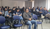 No dia 18, foi a vez dos professores do projeto "Pequenos Músicos" participarem de uma formação com o tema "ansiedade patológica". (Divulgação/PMMC)