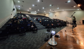 As palestras do último dia de formação foram conduzidas por professoras do setor de Atendimento Educacional Especializado (AEE). (Divulgação/PMMC)