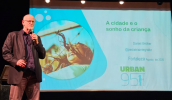 Um dos destaques da cerimônia de abertura foi a palestra do pediatra Daniel Becker. (Divulgação/PMMC)