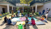 Após a observação das aves, os alunos realizaram um lanche coletivo no espaço da escola, estimulando o convívio coletivo do grupo (Divulgação/PMMC)