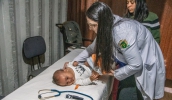 Famílias de aldeia indígena recebem atendimentos e serviços de saúde (Divulgação - PMMC)