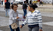 Ação fez parte de um amplo trabalho realizado pela Secretaria de Políticas para a Mulher do Estado de São Paulo para marcar a Campanha Agosto Lilás