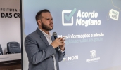 Procurador-geral do município, Filipe Hermanson, detalhou o funcionamento do Acordo Mogiano, que já pode ser acessado pelo site da Prefeitura (Divulgação/PMMC)