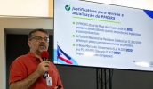 Apresentação do Plano de Resíduos Sólidos foi conduzida pelo chefe da Divisão de Recicláveis da Secretaria de Meio Ambiente, Ricardo Moscatelli (Divulgação/PMMC)