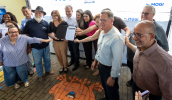 A obra contempla a construção de quatro novas salas, sanitários, pátio coberto, além da implantação de playground e fechamento externo. (Divulgação/PMMC)