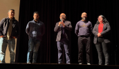 Estiveram presentes os vereadores Edson Santos, Eduardo Otávio e Milton Lins, o Bi Gêmeos, além do diretor do Departamento Pedagógico (Deped), Mitch Almeida. (Divulgação