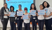 O último dia da fase polo contou com classificação da equipe Matemáquinas, da EM Coronel Almeida (Centro). (Divulgação/PMMC)