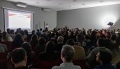 Promotora de Justiça Joana Franklin de Araújo fez uma palestra ao público presente e abordou o papel estratégico dos mananciais para o abastecimento de água (Divulgação/PMMC)