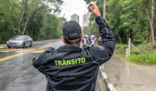 Os agentes da Secretaria Mobilidade e Trânsito acompanharam todo o trajeto. (Divulgação/PMMC)