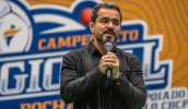 Presidente da Ande, Erinaldo Chagas, prestigiou abertura do torneio (Divulgação/PMMC)