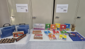 Foram expostos os kits com materiais em LIBRAS, recebidos por meio do Programa Cidade Acessível, do Governo do Estado de São Paulo. (Divulgação/PMMC)